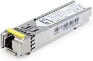 SFP-4340, 1.25Gbps Single Mode BIDI Industrial SFP Transceiver, 20 km, TX 1550 nm/RX 1310 nm, -40 °C to 85 °C