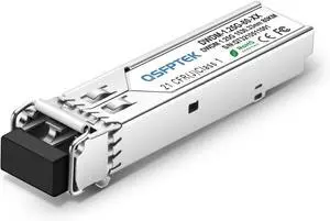 1000BASE-DWDM SFP 1552.52nm 80km Optical Transceiver Module (1560.61nm, 80km, DOM, LC, SMF) Compatible C31 DWDM-SFP-5252-80