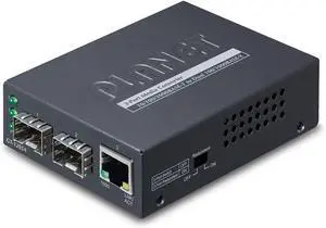 GT-1205A 3-Port Gigabit SFP Media Converter (1 TP, 2 SFP)