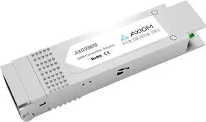 Axiom Memory - AXG93626 QSFP+ Module - for Data Networking, Optical Network - 1 x MPO 40GBase-SR4 Network - Optical Fiber - Multi-Mode - 40 Gigabit Ethernet - 40GBase-SR4 - TAA Compliant