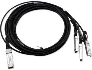 Axiom Memory - AA1404036-E6-AX 40GBASE-CR4 QSFP+ to 4 10GBASE-CU SFP+ Passive DAC Avaya Compatible 5m - 16.40 ft Twinaxial Network Cable for Network Device - First End: 1 x QSFP+ Network -