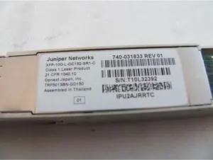 Juniper XFP-10G-L-OC192-SR1 DUAL RATE 10G PLUGGABLE TRANSCEIVER FOR 10GE & OC192