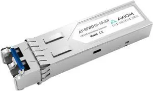 Axiom Memory - AT-SPBD10-13-AX - Axiom Allied Telesis SFP (Mini-GBIC) Module - for Data Networking, Optical Network - 1 LC 1000Base-BX-U Network - Optical Fiber Single-Mode - Gigabit Ethernet -