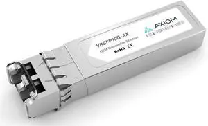 Axiom Memory - VRSFP10G-AX - Promise SFP+ Module - for Data Networking, Optical Network - 1 LC 10Gbase-SR Network - Optical Fiber Multi-Mode - 10 Gigabit Ethernet - 10Gbase-SR