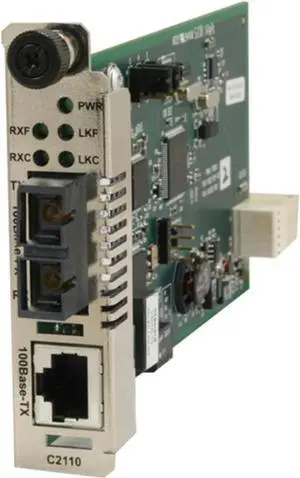 Transition Networks C2110-1040 Fast Ethernet Media Converter - 1 x RJ-45 Netw