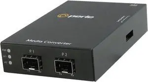Perle 05060574 S-4GPT-DSFP MEDIACONVERTER 2SLOTS 4.25GB/S SFP STDALN