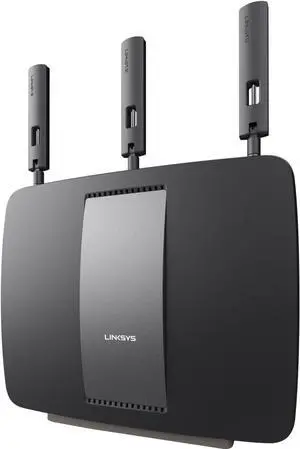 Linksys AC3200 Tri-Band Smart Wi-Fi Router with Gigabit and USB, Designed for Device-Heavy Homes, Smart Wi-Fi App Enabled to Control Your Network from Anywhere (EA9200)