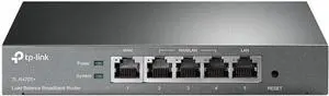 TP-Link Safestream Multi WAN Router | 4 10/100M WAN Ports w/ Load Balance Function | Portal Authencation Access Management | Abundant Security Features | Lightning Protection(TL-R470T+)