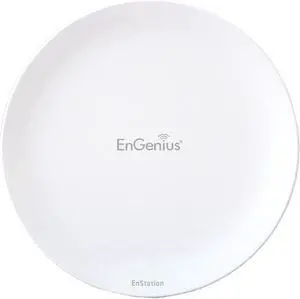 EnGenius Technologies Wi-Fi 5 Outdoor AC867 5Ghz Wireless Access Point/Client Bridge, Long Range, PTP/PTMP, IP55, 26dBm Transmit Power with 19dBi Directional Antennas, GigE Port (EnStation5-AC)