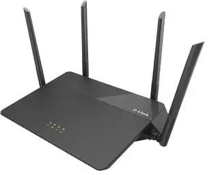 D-Link WiFi Smart Router AC1900 Wireless Dual Band MU-MIMO Powerful Dual Core Processor Fast Gaming & 4K Streaming Reliable Coverage (DIR-878), Black