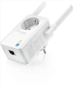 TP-Link TL-WA860RE IEEE 802.11n 300 Mbps N300 Universal Wi-Fi Wall Plug Range Extender with External Antennas and AC Pas
