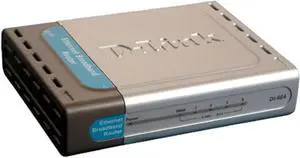 D-Link DI-604 Cable/DSL Router, 4-Port Switch