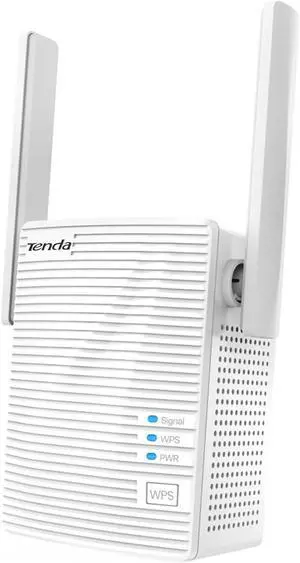 Tenda AC1200 WiFi Range Extender Gigabit WiFi Repeater with 100 Mbps LAN Port, Dual Banda 2.4GHz 300Mbps+5GHz 867Mbps, Hide SSID, WPS Function, Encryption Mode (A18)