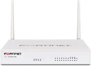 Fortinet | FWF-60E | FortiWiFi-60E 10 x GE RJ45 (2 x WAN, 1 x DMZ Port, 7 x Internal), Wireless (802.11a/b/g/n/ac). Firewall