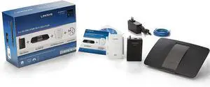 Linksys AC1600 Wi-Fi Wireless Dual-Band + Linksys CM3008 High Speed DOCSIS 3.0 8x4 Cable Modem