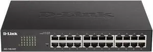 D-Link 24-Port Gigabit Smart Managed Switch | Web Managed | Cable Diagnostics | NDAA Compliant - (DGS-1100-24V2)