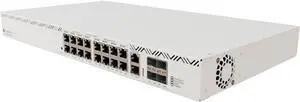 Mikrotik - CRS320-8P-8B-4S+RM PoE++ Switch, 17 Gigabit Ethernet Ports, RouterOS v7,
