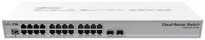 Mikrotik CRS326-24G-2S+RM Network Switch L2 Gigabit Ethernet (10/100/1000) Grey Power Over Ethernet (PoE)