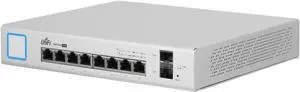 Ubiquiti Networks US-8-150W Managed Gigabit Ethernet (10/100/1000) Power Over Ethernet (PoE) White Network Switch
