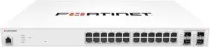 Fortinet FS-224D-FPOE FortiSwitch 224D-FPOE - Switch - managed - 24 x 10/100/1000 (PoE+) + 4 x Gigabit SFP - rack-mountable - PoE+