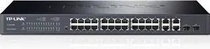 TP-Link 28-Port Fast Ethernet Smart Switch with 2-Combo SFP Slots and 4-Gigabit Ports (TL-SL2428)
