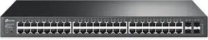TP-Link 48 Port Gigabit Switch | Smart Managed Switch w/ 4 SFP Slots | Limited Lifetime Protection | Support L2/L3/L4 QoS, IGMP and Link Aggregation | IPv6 and Static Routing (T1600G-52TS)