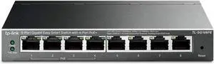 TP-Link TL-SG108PE 8-Port Gigabit Web Managed Easy Smart Ethernet PoE Switch (4 PoE Ports, 55 Watt Budget)