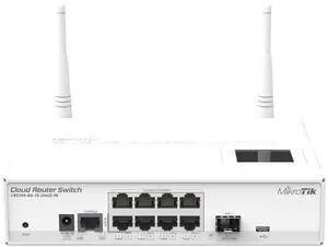 Mikrotik CRS109-8G-1S-2HnD-IN Cloud Router Switch 2.4 GHz Dual Chain with 8X Gigabit Ethernet Ports and 1x SFP Port