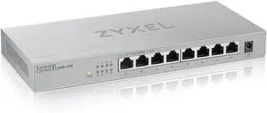 Zyxel 8-Port 2.5G Multi-Gigabit Unmanaged Switch for Home Entertainment or SOHO Network [MG-108]