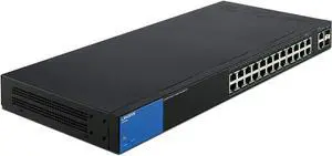 Linksys Business LGS326P 24-Port Gigabit PoE+ (192W) Smart Managed Switch with 2 Gigabit and 2 SFP Ports