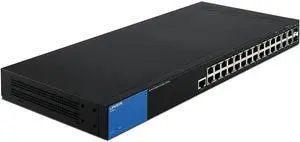 Linksys 24 - Port Gigabit Managed Switch with 2 SFP Combo Ports (LGS528)