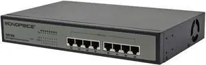 Monoprice 8 Port 10/100/1000M PoE Switch/ 8 Port PoE/ 802.3af (110740)