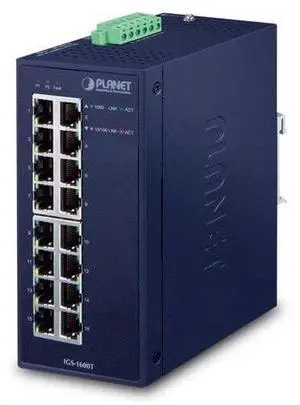 Industrial 16-Port 10/100/1000T Network Gigabit Ethernet Switch