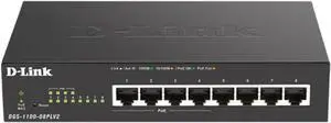 D-Link 8-Port Gigabit Smart Managed PoE Switch