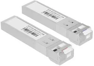 1 Pair 10G SFP+ BIDI Transceiver, LC Single Mode SFP Module SMF, 10GBASE-BIDI 1270nm/1330nm, Up to 20Km, for Switch, Router, Firewall, Network Card, Media Converter etc