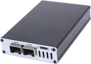 25G Thunderbolt 3 to SFP 25 Gigabit Ethernet Adapter, for Thunderbolt 3 to RJ45 Network Adapter, for High Speed Network Connections, Compatible with Thunderbolt 3 4 USB4 (Dual