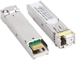 5Pair Gigabit Fiber SFP Module Fiber Transceiver 1000M LC 1.25G 1310nm/1550nm Single Mode A&B Fit for Ethernet Switch, Up to 100KM