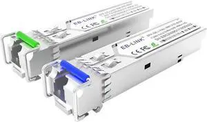 1 Pair GLC-BX-U40 GLC-BX-D40 1.25G 1310/1550nm 40KM BIDI WDM SFP Transceiver Module