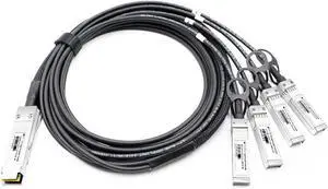 40G QSFP+ to 4 x 10G SFP+ Passive Direct Attach Copper Breakout Cable Compatible with Arista Networks CAB-Q-S-5M 5m (16ft)