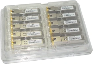 GLC-T 10/100/1000BASE-T SFP RJ45 100M Electrical Port GLC-T Copper Transceiver (Color : 10 pcs) GLC-T 10/100/1000BASE-T SFP RJ45 100M Electrical Port GLC-T Copper Transceiver (Color : 10 pcs)