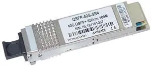 Fiber Transceiver 40GBASE SR4 QSFP+ 850nm 100M MultiMode MPO Connector