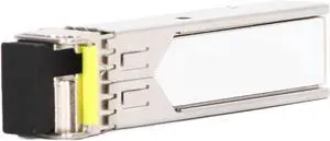 10 Pack Single Mode Optical Module SFP LC, 20KM Bidirectional Data Transmission, Zinc Alloy Housing, Plug and Play, for Network Expansion