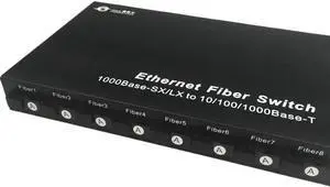 G282SB Fiber Optic Conversion Equipment Single Fiber Single Mode Gigabit 8 Optical 2 Electrical transceiver, 20