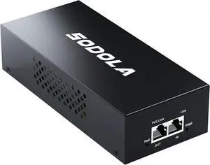 10GBase-T RJ45 SFP+ Module and 2.5Gb PoE Injector
