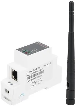 RS485 to Wi Fi Ethernet Converter, High Speed Data Transmission, TLS AES DES3 Encryption, Wide Voltage Range, for Industrial Automation Systems