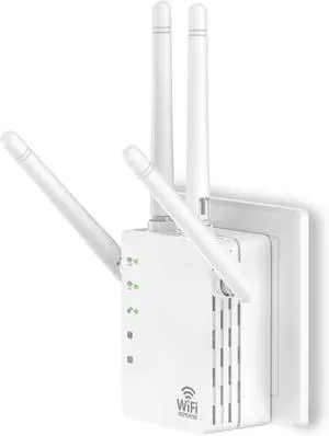 WiFi Extender, WiFi Extender Signal Booster, WiFi Booster, Covers Up to 12880 Sq.ft and 105 Devices, Dual Band Wireless Repeater, WiFi Repeater, WiFi Extenders Signal Booster for Home
