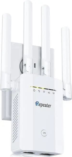 2025 New WiFi Extender Signal Booster, Long Range Wireless Internet Repeater for Home, WiFi Repeater Wireless Routers Signal Amplifier with Ethernet Port, Mesh WiFi 10X Faster Access Point, Easy Setup