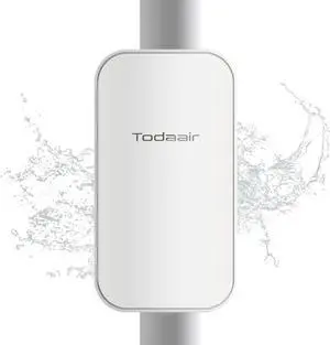 2025 Outdoor WiFi Extender, IP65 Weatherproof, Dual Band WiFi Booster and Signal Amplifier, Covers Up to Least 3440 Sq. ft and 30 Devices, Outdoor WiFi Extender for Farm, Courtyard, Factory