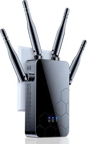 WiFi Extender Internet Booster, Repeater Wireless Routers Amplifier, Mesh Wi-Fi 80% Faster | Broader Than Ever, Support More Network Devices at Home