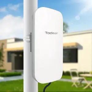 AC1200 Outdoor WiFi Extender WeatherproofWiFi Booster and Signal AmplifierWiFi Extender Outdoor Long RangeUp to 1200Mbps Dual Band WiFi Repeater Covers Up to Least 3440 Sq. ft and 30 Devices